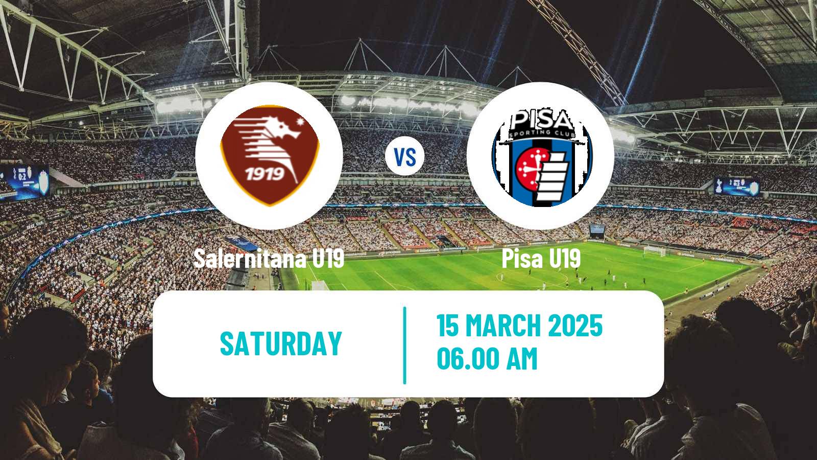 Soccer Italian Primavera 2 Salernitana U19 - Pisa U19