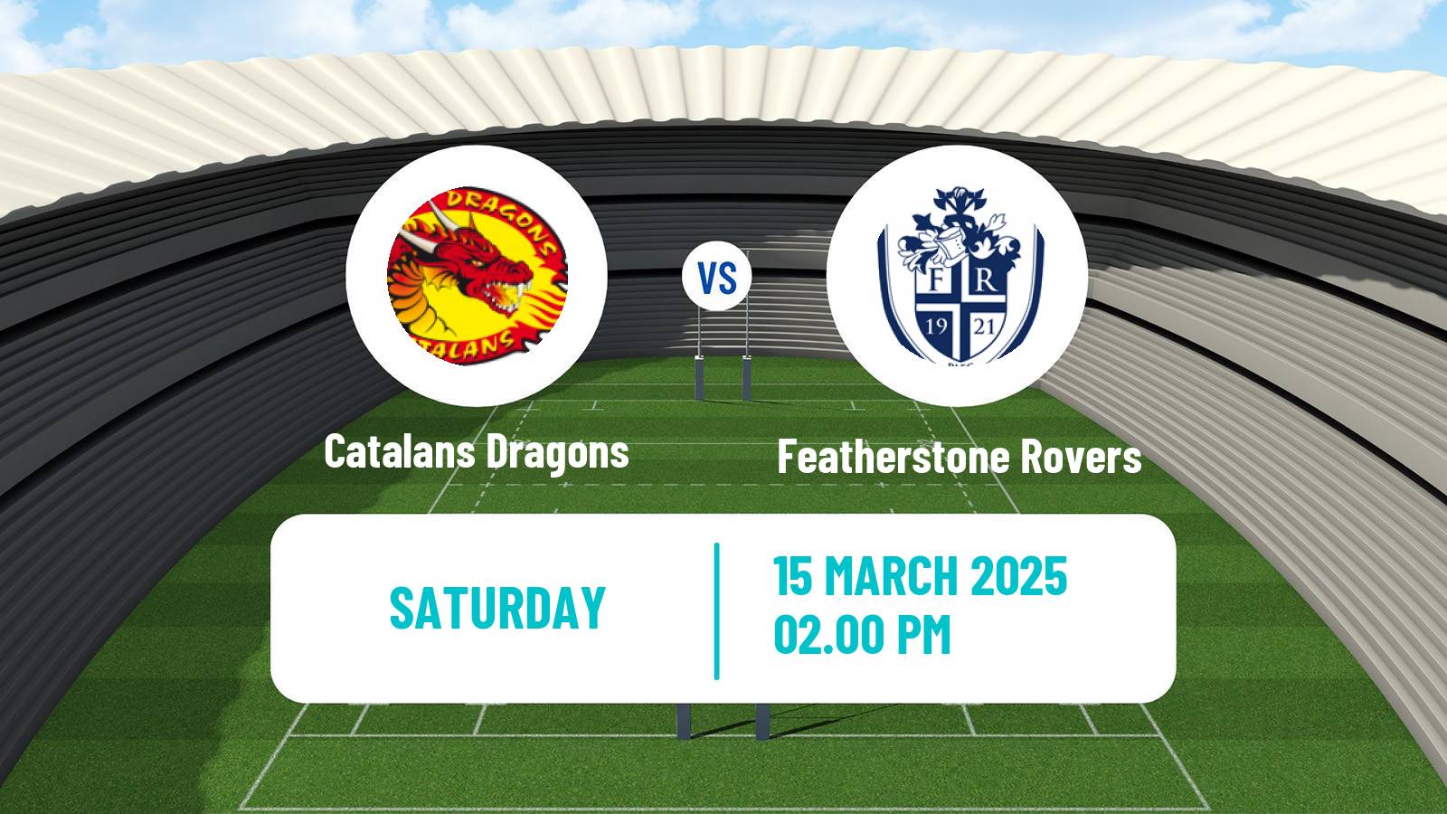 Rugby league Challenge Cup Rugby League Catalans Dragons - Featherstone Rovers