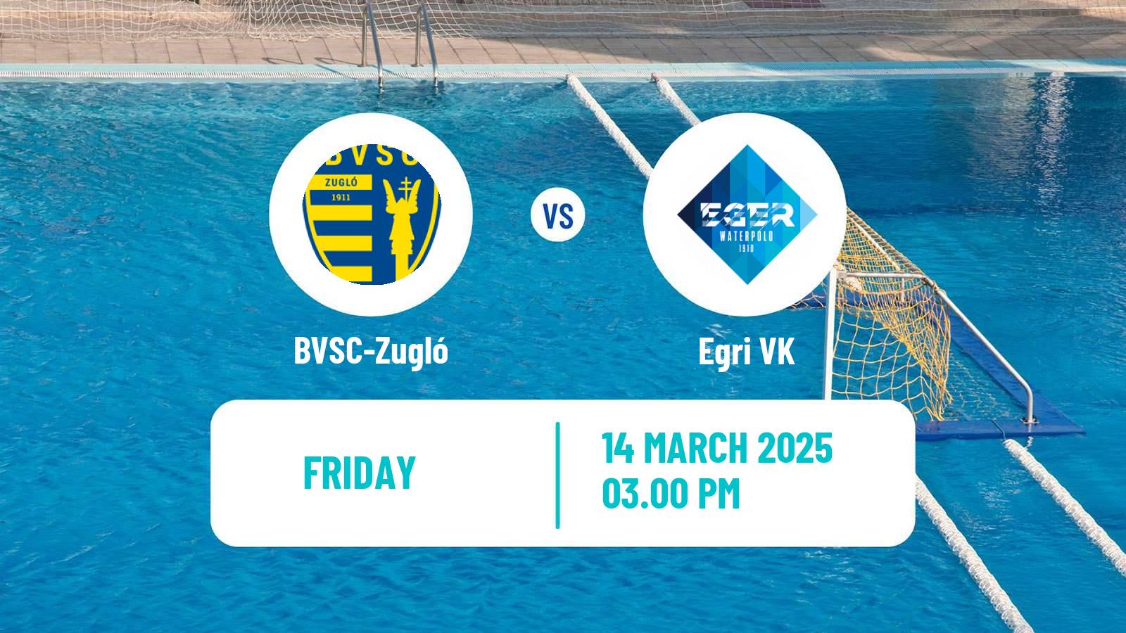 Water polo Hungarian OB I Water Polo Women BVSC-Zugló - Egri VK