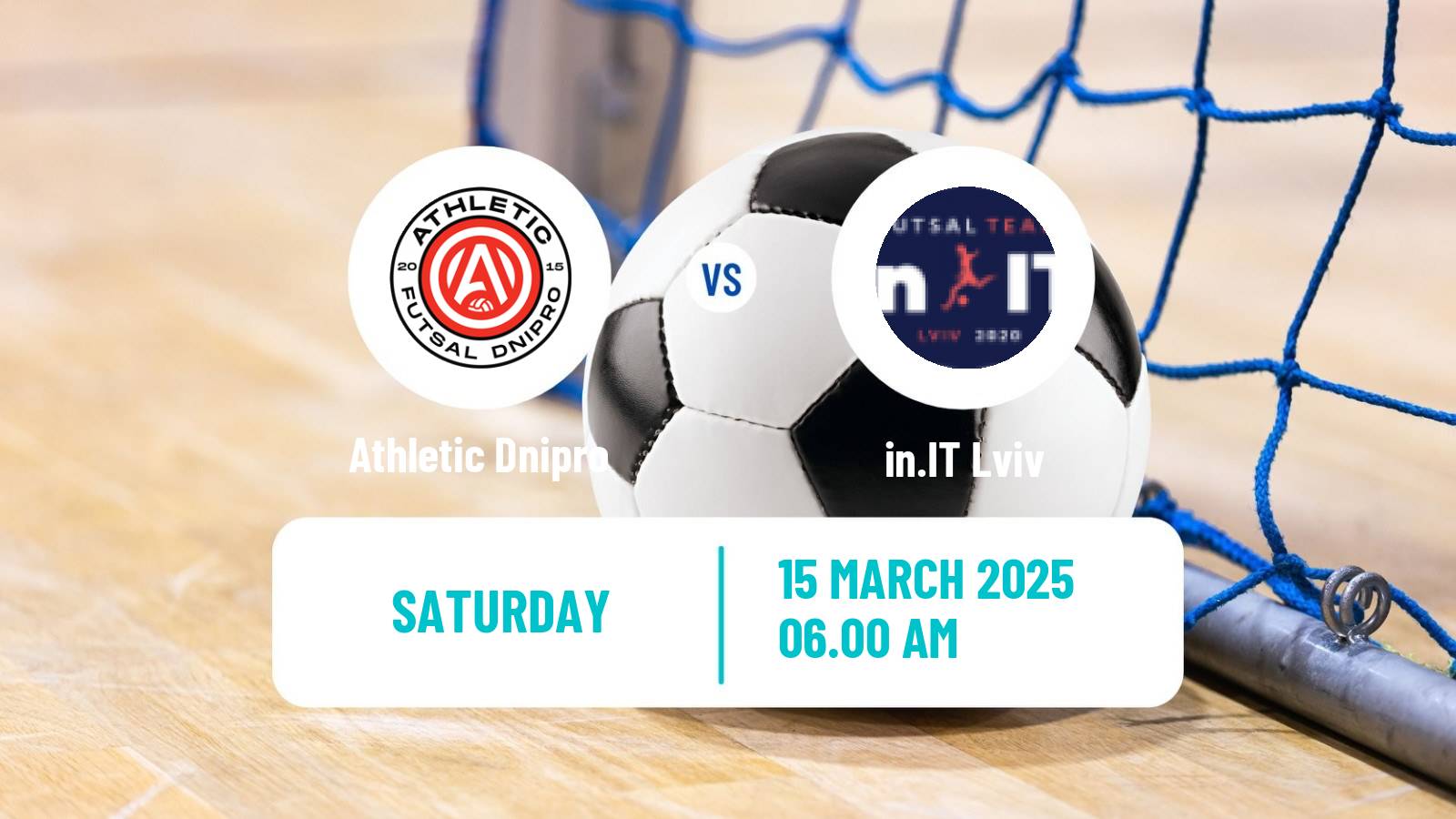 Futsal Ukrainian Extra Liga Futsal Athletic Dnipro - in.IT Lviv