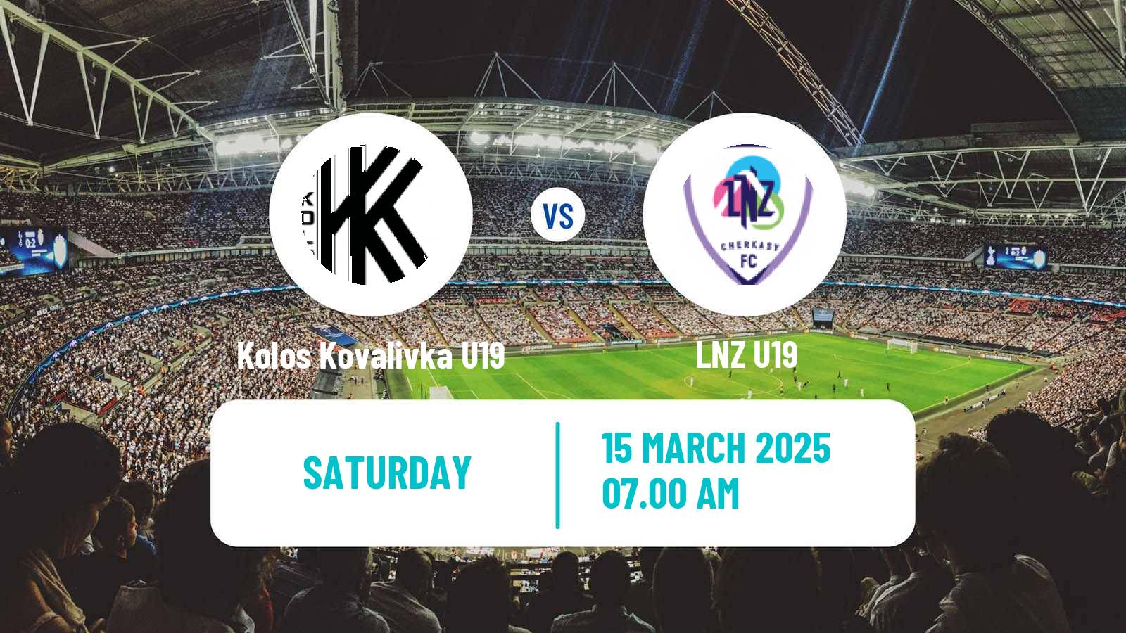 Soccer Ukrainian U19 League Kolos Kovalivka U19 - LNZ U19