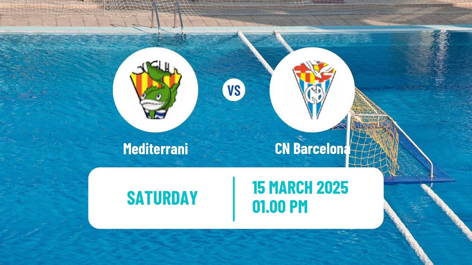 Water polo Spanish Liga Premaat Mediterrani - Barcelona