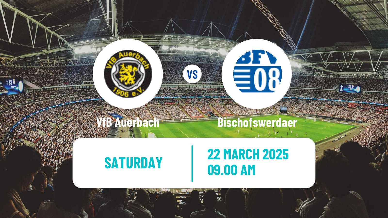 Soccer German Oberliga NOFV- Süd Auerbach - Bischofswerdaer