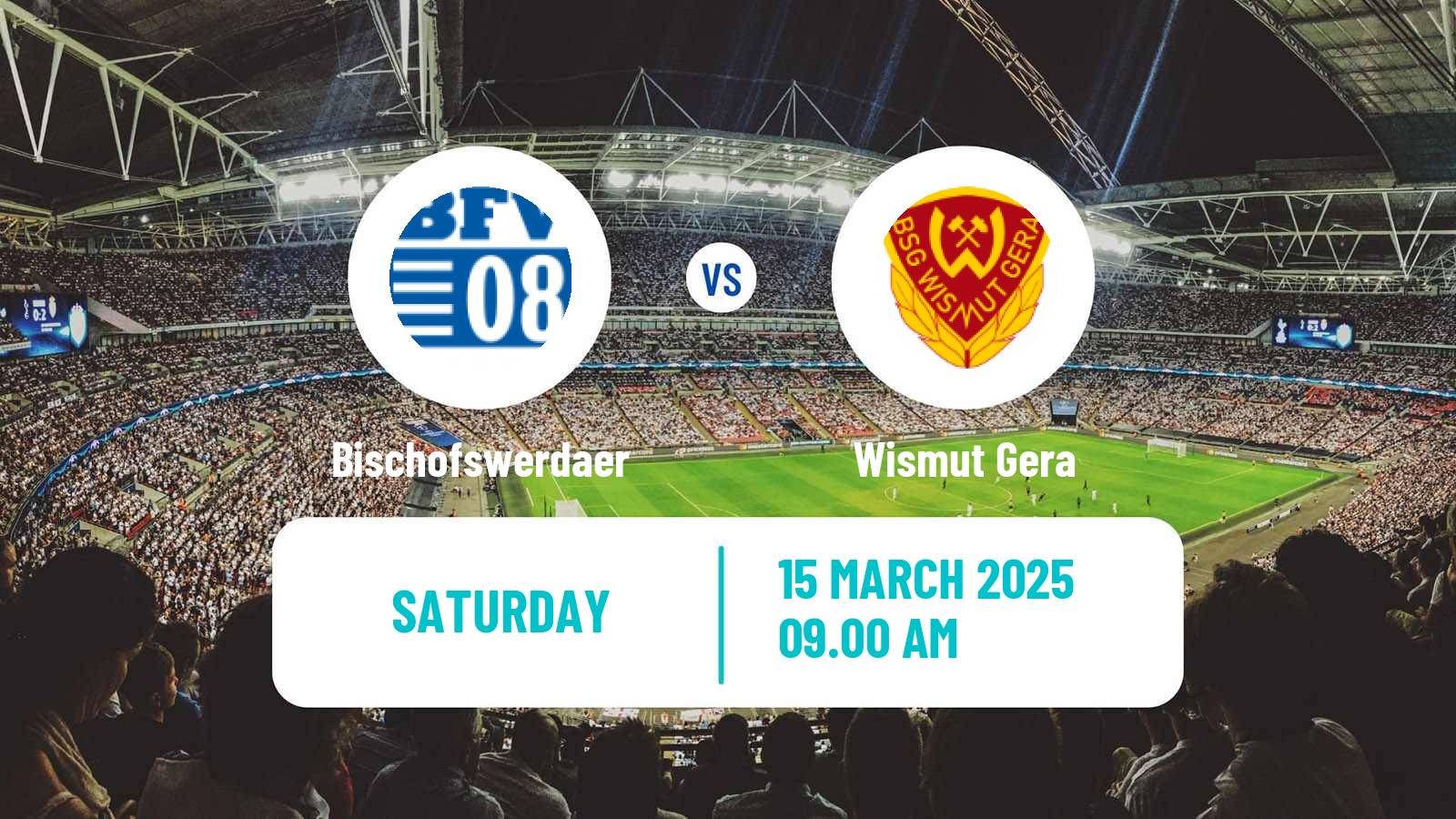 Soccer German Oberliga NOFV- Süd Bischofswerdaer - Wismut Gera