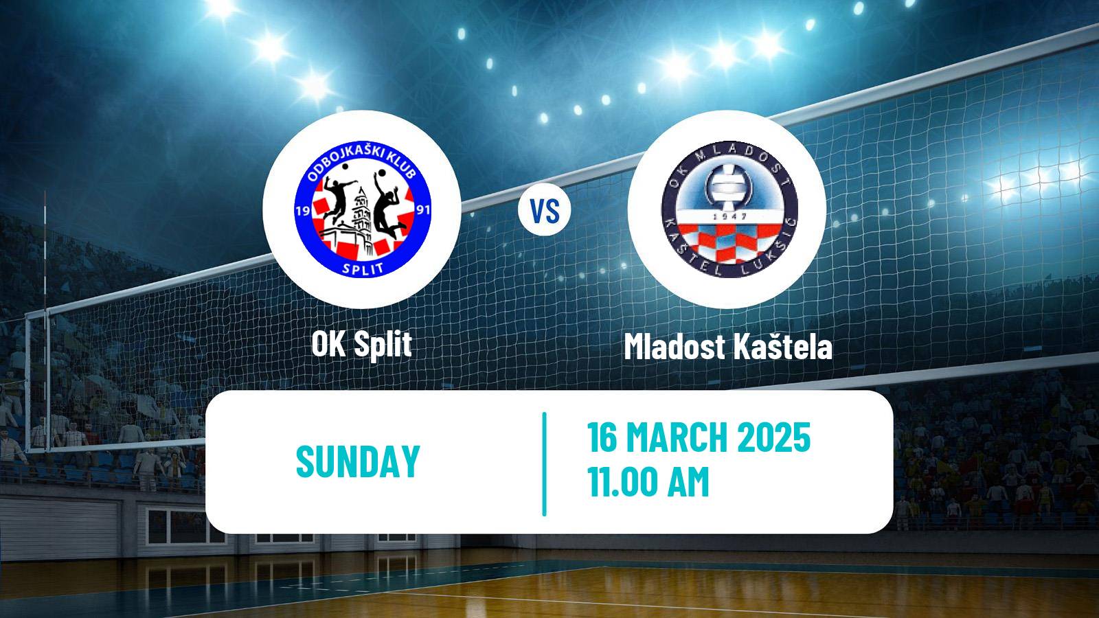 Volleyball Croatian Superliga Volleyball Split - Mladost Kaštela