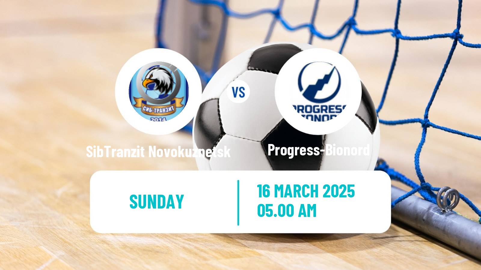 Futsal Russian Second Division Futsal SibTranzit Novokuznetsk - Progress-Bionord