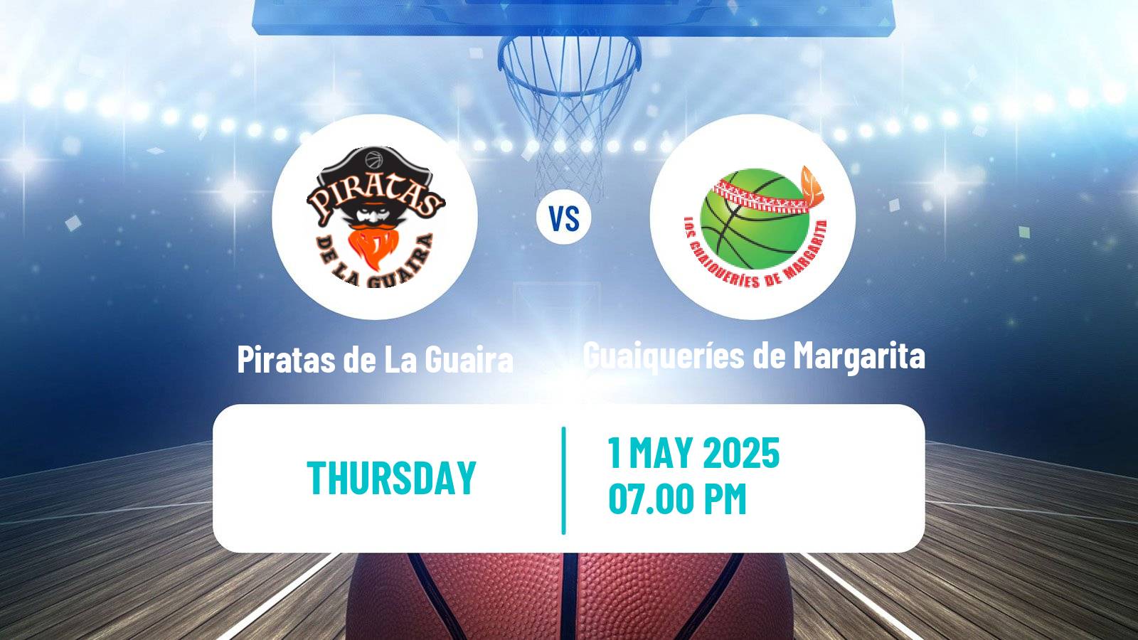 Basketball Venezuelan Superliga Basketball Piratas de La Guaira - Guaiqueríes de Margarita