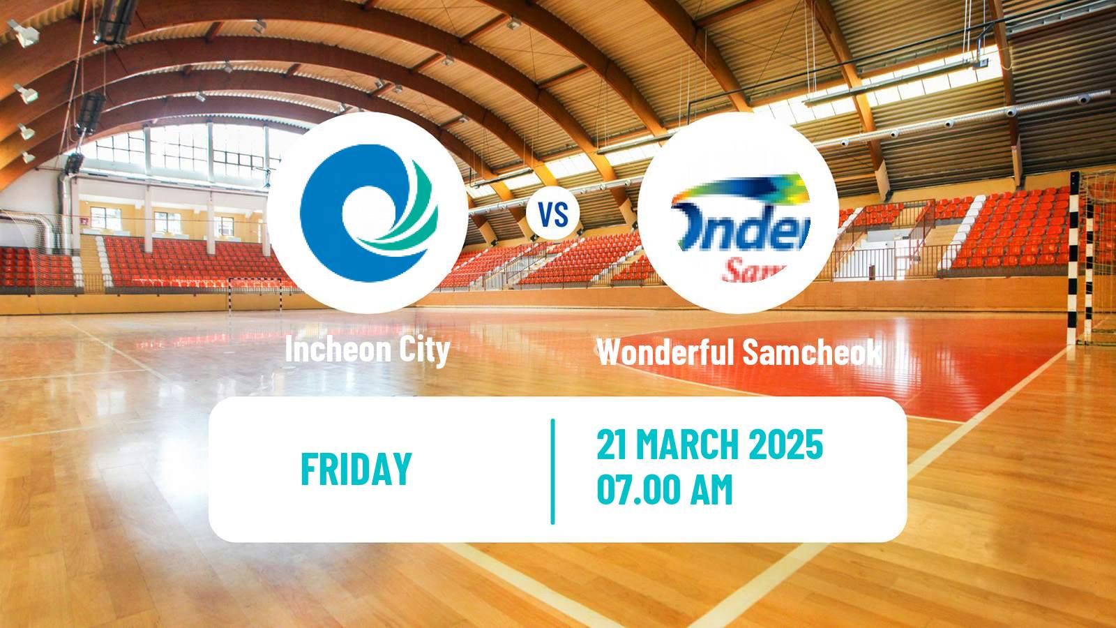 Handball South Korean 1st League Handball Women Incheon City - Wonderful Samcheok