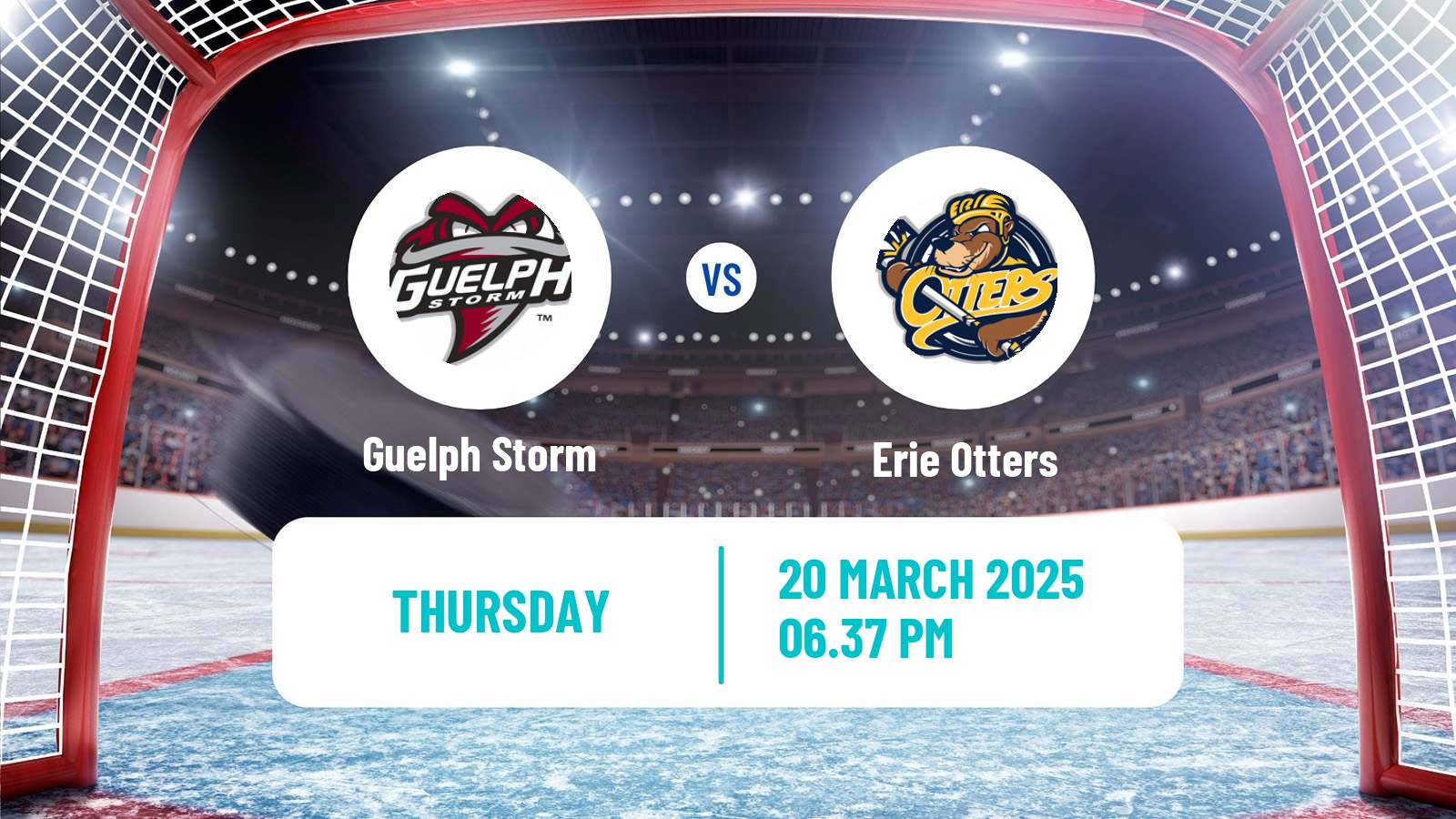 Hockey OHL Guelph Storm - Erie Otters