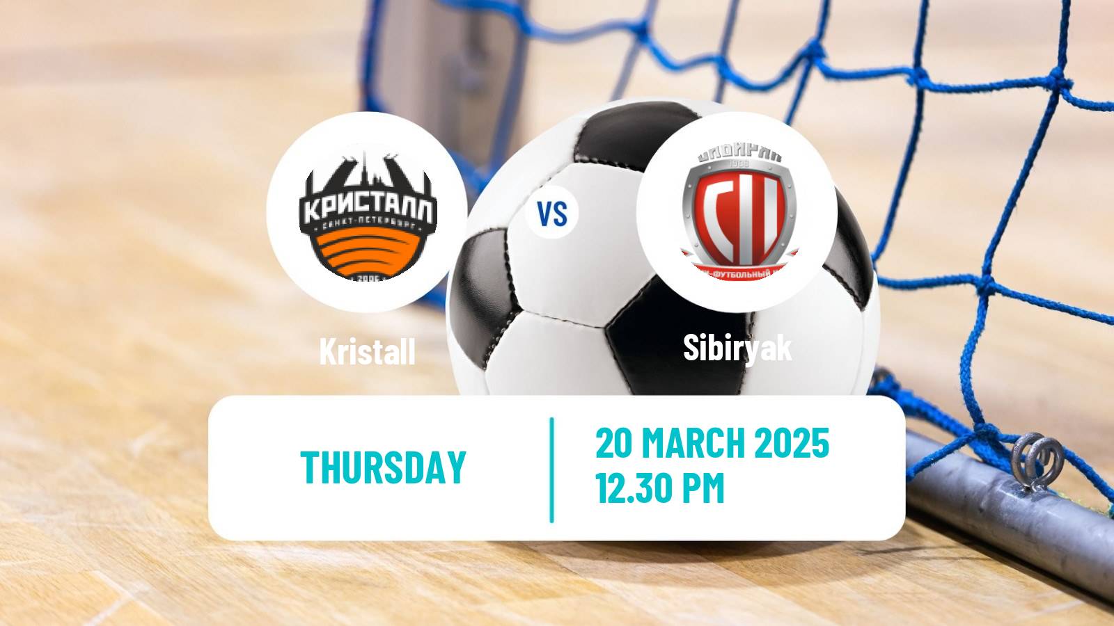 Futsal Russian Super Liga Futsal Kristall - Sibiryak