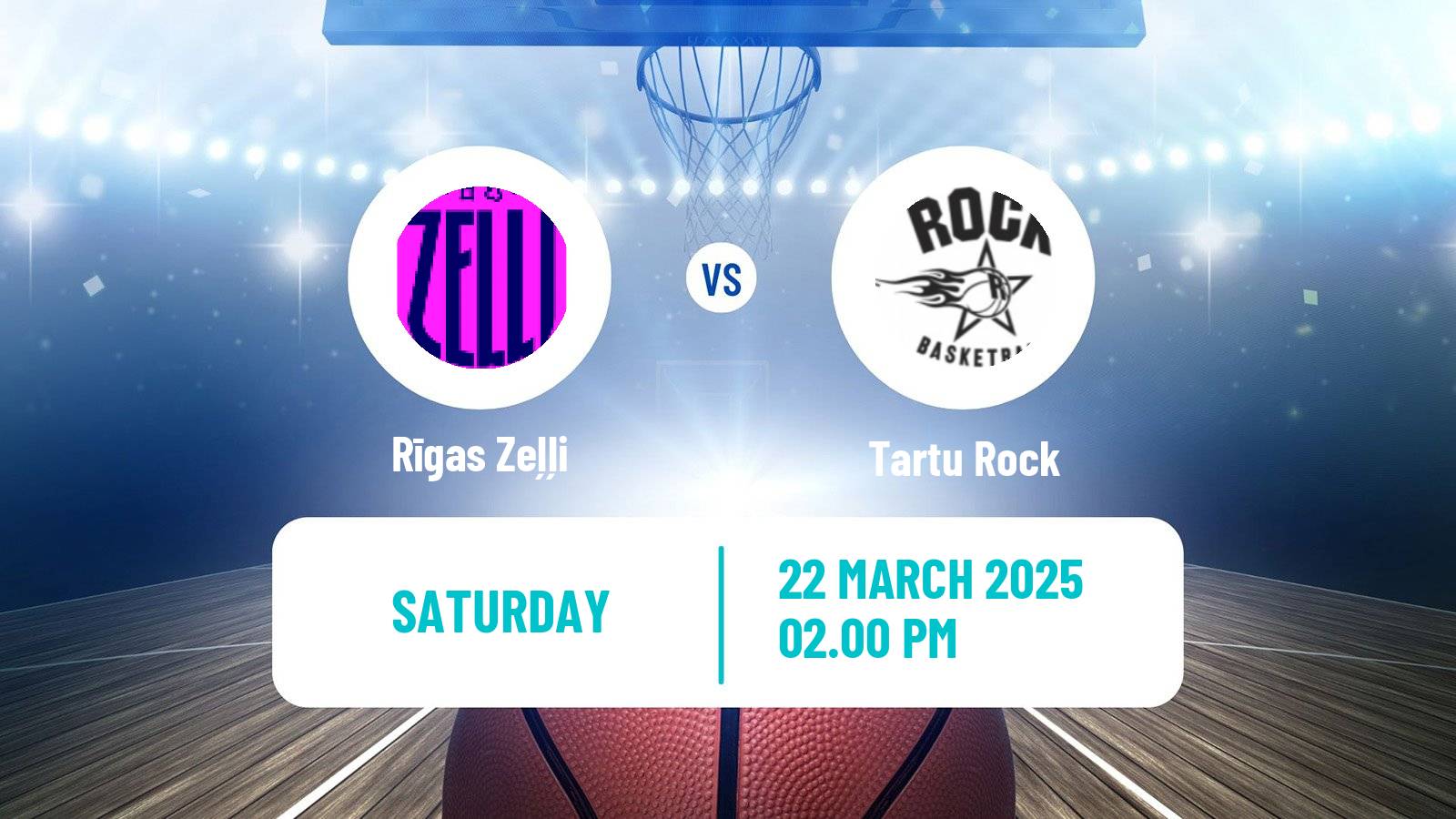 Basketball Estonian–Latvian Basketball League Rīgas Zeļļi - Tartu Rock