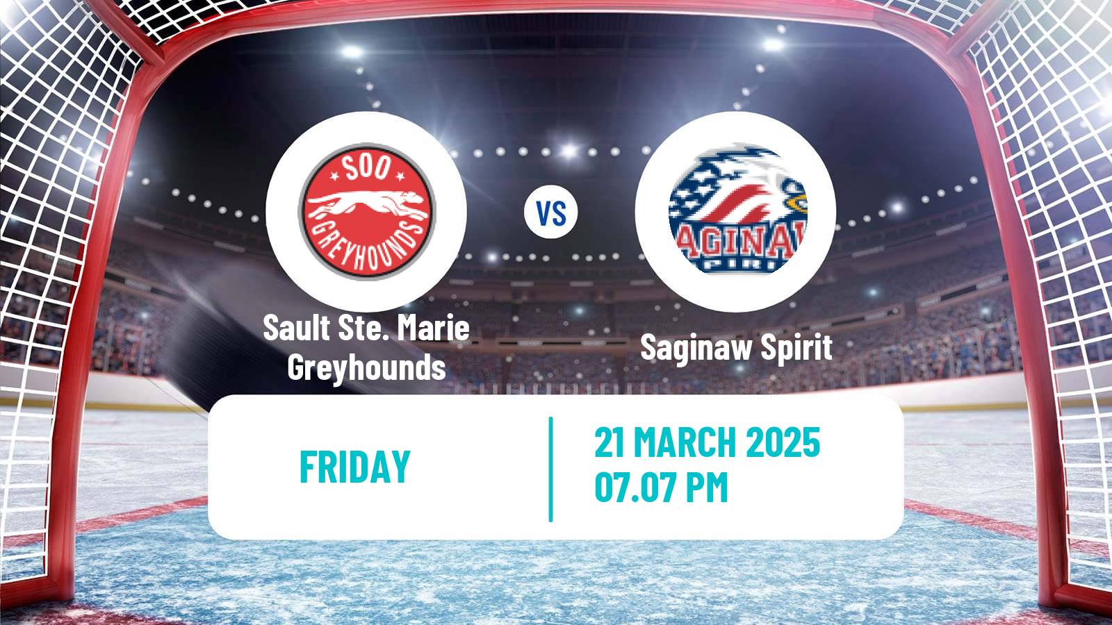 Hockey OHL Sault Ste. Marie Greyhounds - Saginaw Spirit