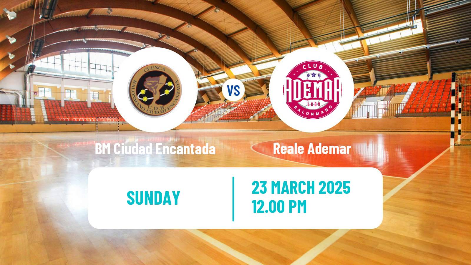 Handball Spanish Liga ASOBAL BM Ciudad Encantada - Reale Ademar
