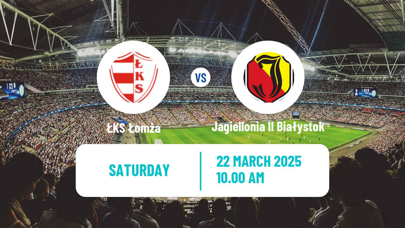 Soccer Polish Division 3 - Group I ŁKS Łomża - Jagiellonia II Białystok