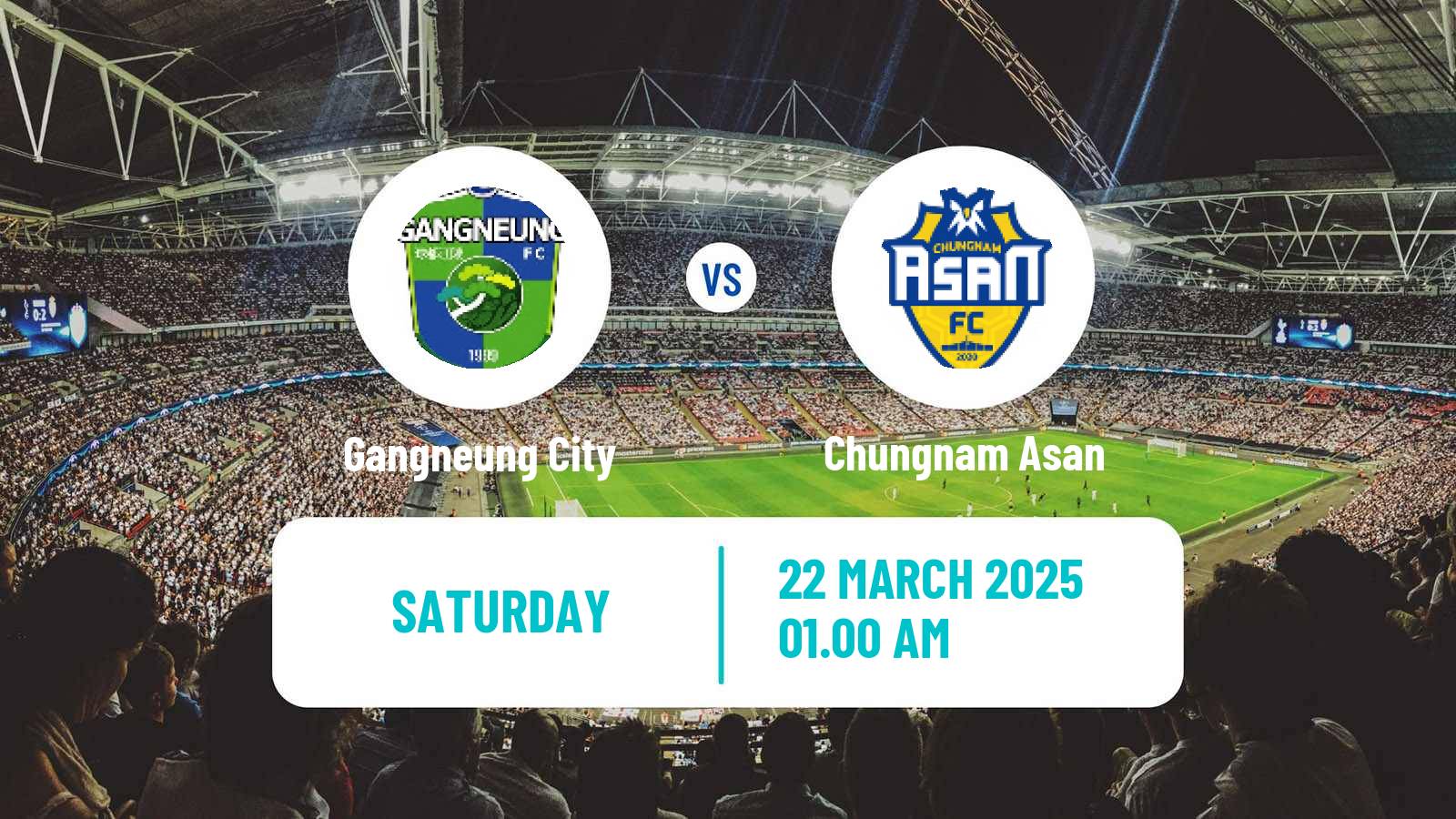 Soccer South Korean Cup Gangneung City - Chungnam Asan