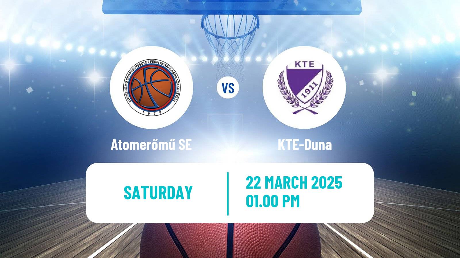 Basketball Hungarian NB I Basketball Atomerőmű SE - KTE-Duna