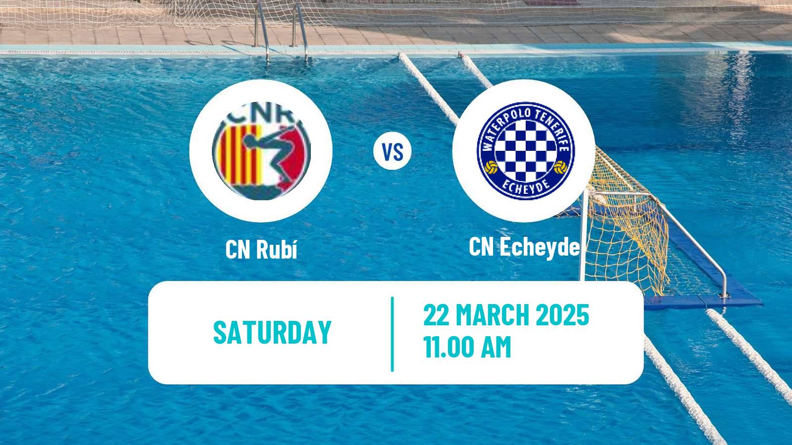 Water polo Spanish Liga Premaat Rubí - Echeyde