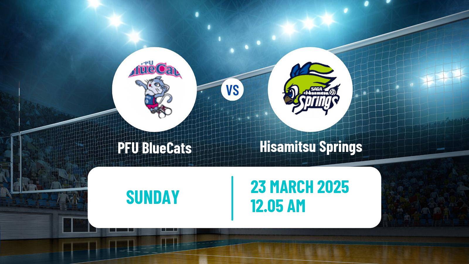 Volleyball Japan V Premier League Women PFU BlueCats - Hisamitsu Springs