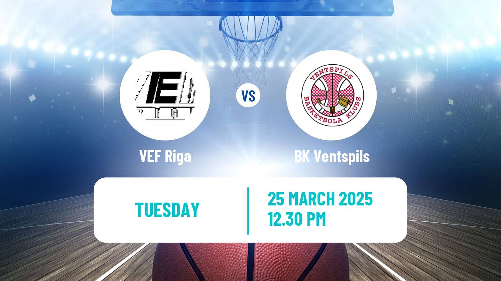 Basketball Estonian–Latvian Basketball League VEF Riga - BK Ventspils