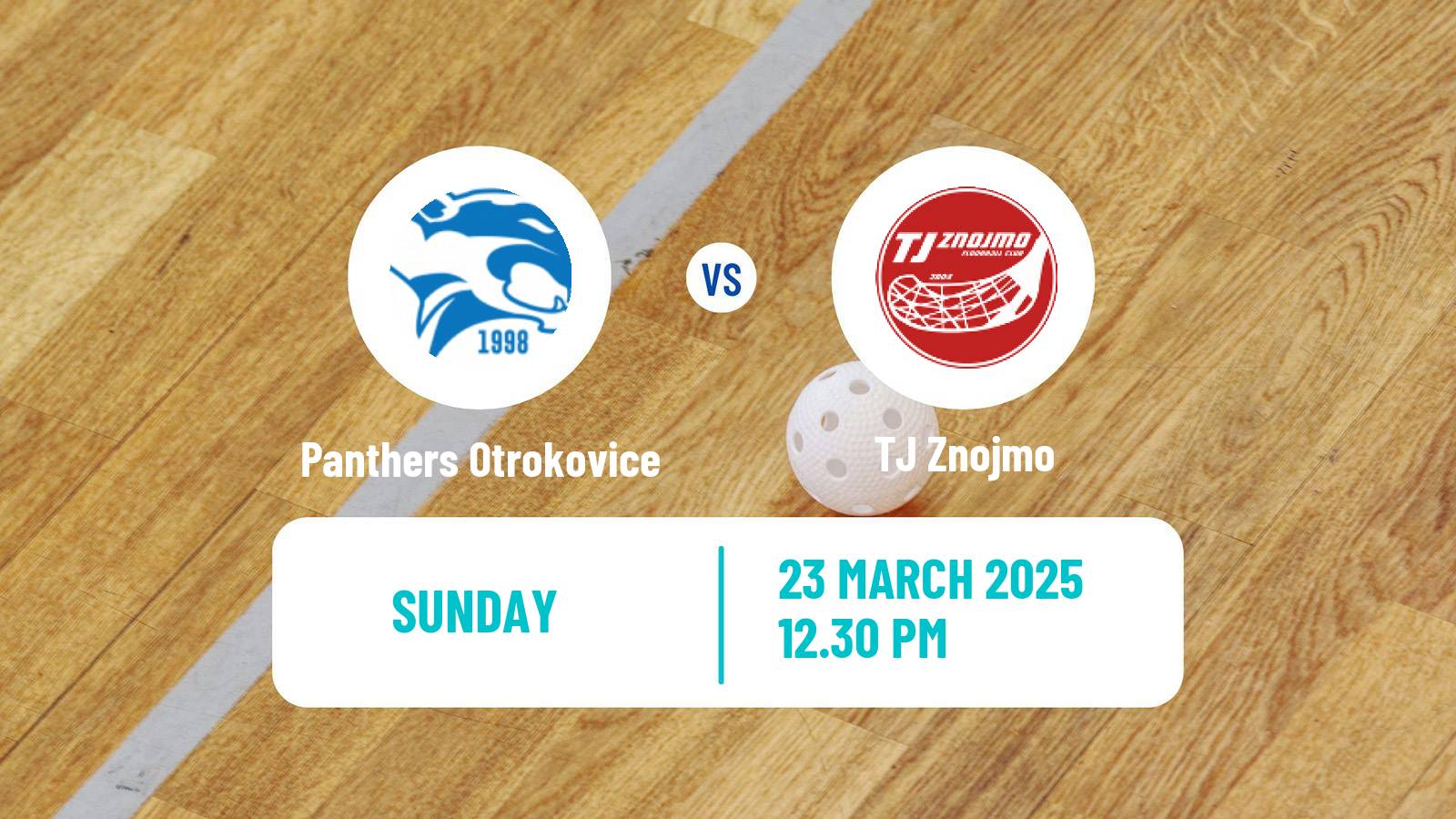 Floorball Czech 1 Liga Floorball Panthers Otrokovice - Znojmo