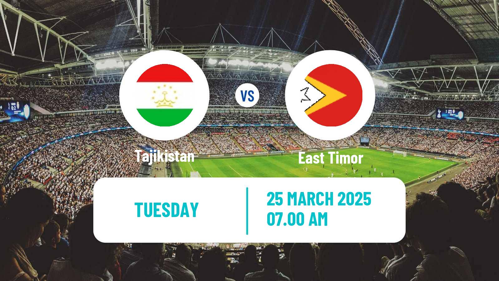 Soccer Asian Cup Tajikistan - East Timor