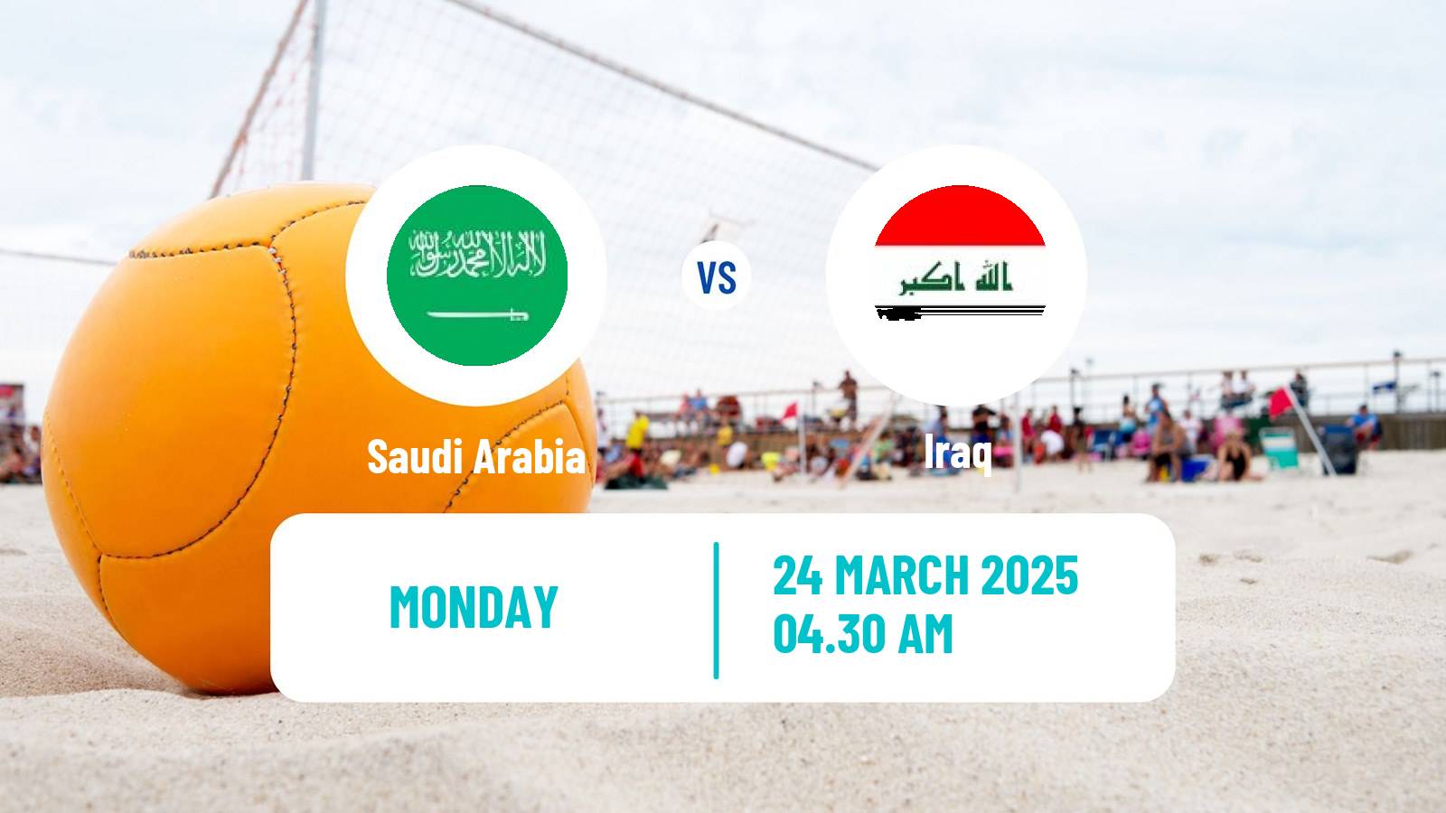 Beach soccer Afc Asian Cup Saudi Arabia - Iraq
