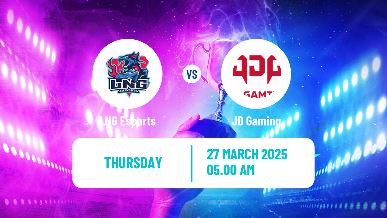 Esports League Of Legends Lpl LNG Esports - JD Gaming