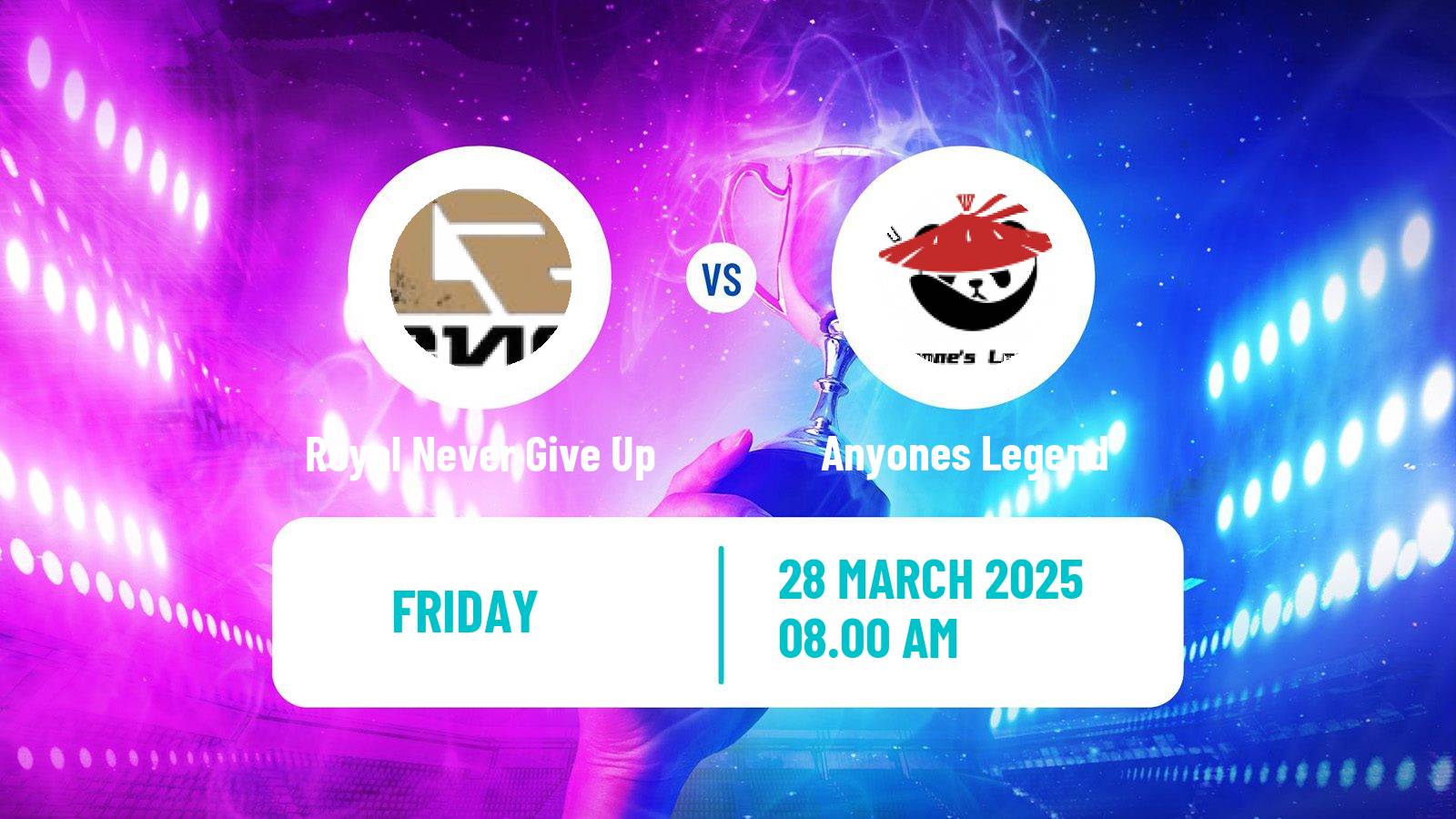 Esports League Of Legends Lpl Royal Never Give Up - Anyones Legend