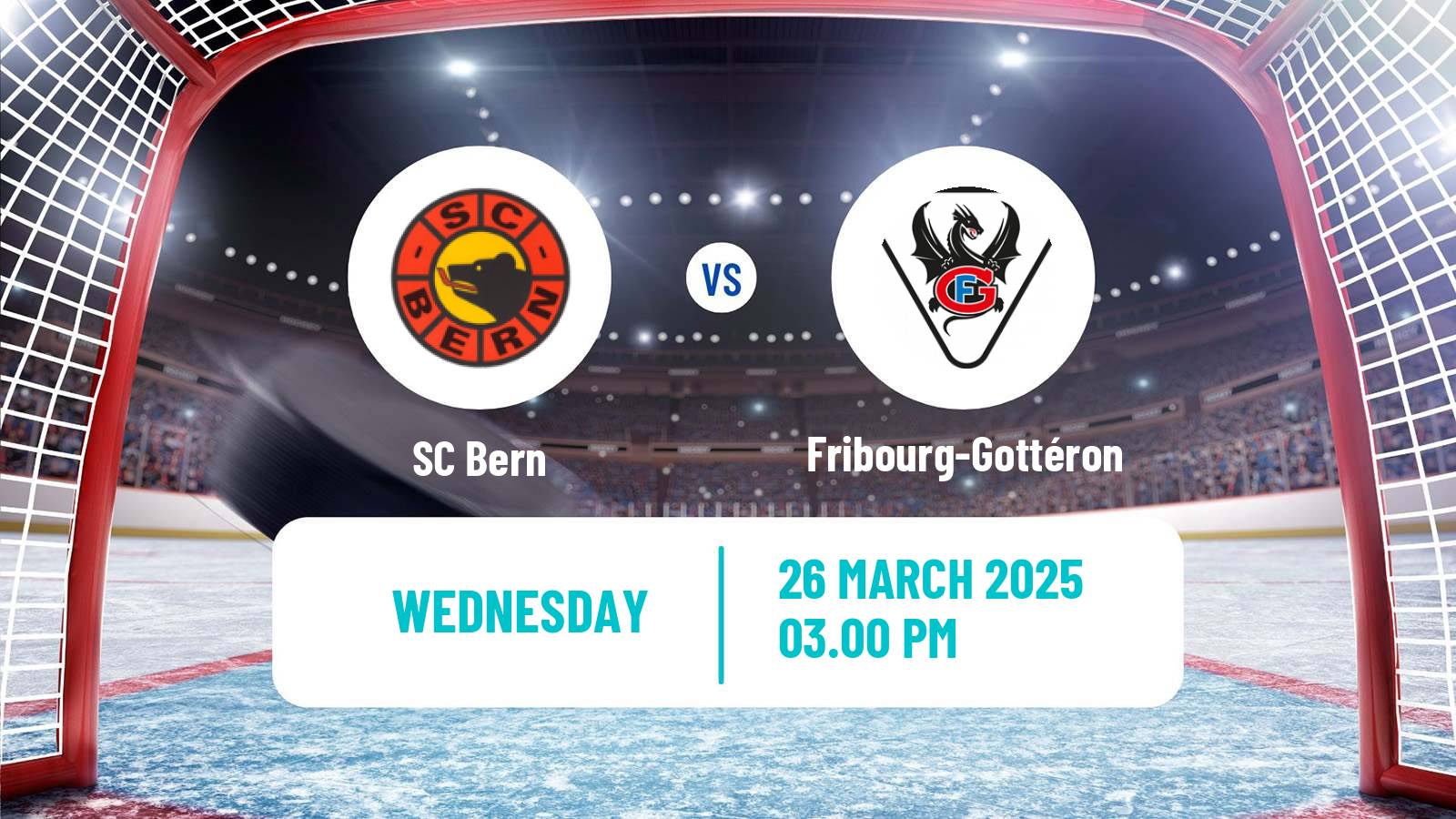 Hockey Swiss National League Hockey Bern - Fribourg-Gottéron
