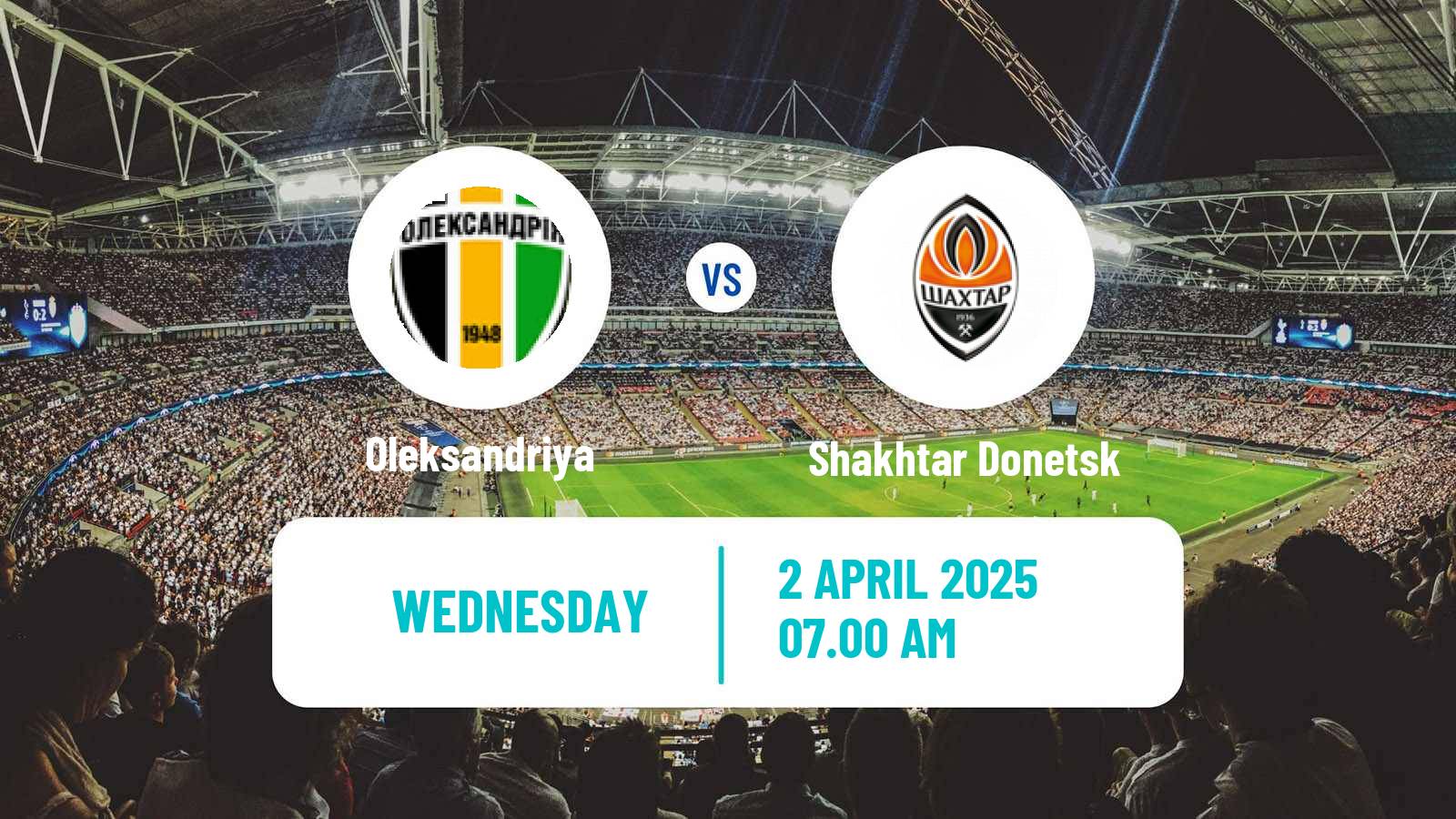 Soccer Ukrainian Cup Oleksandriya - Shakhtar Donetsk
