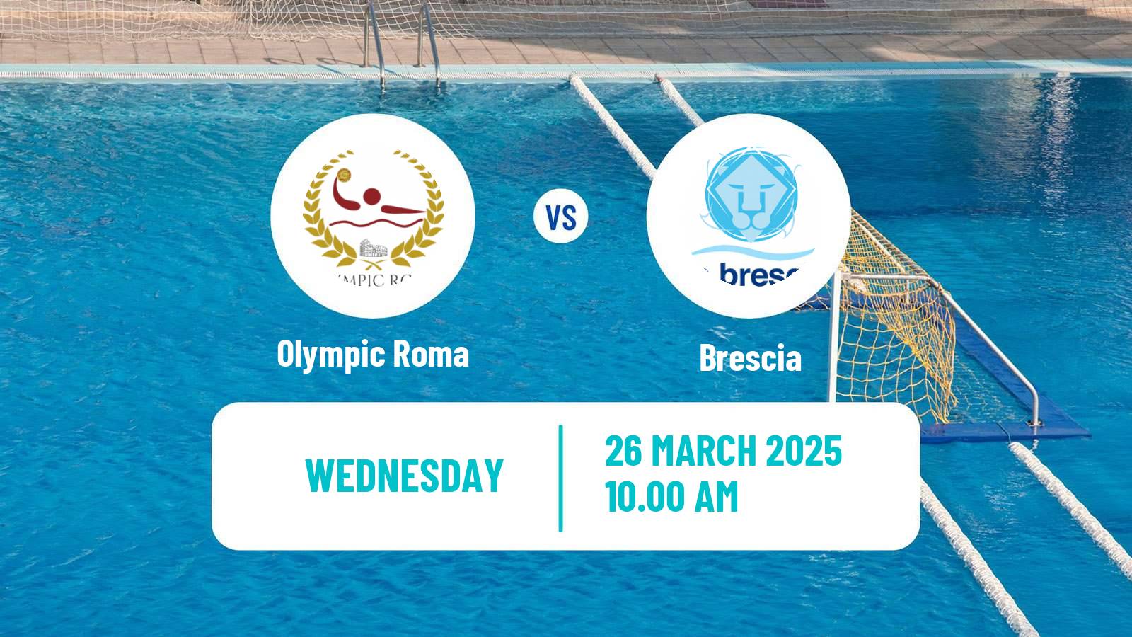 Water polo Italian A1 Water Polo Olympic Roma - Brescia