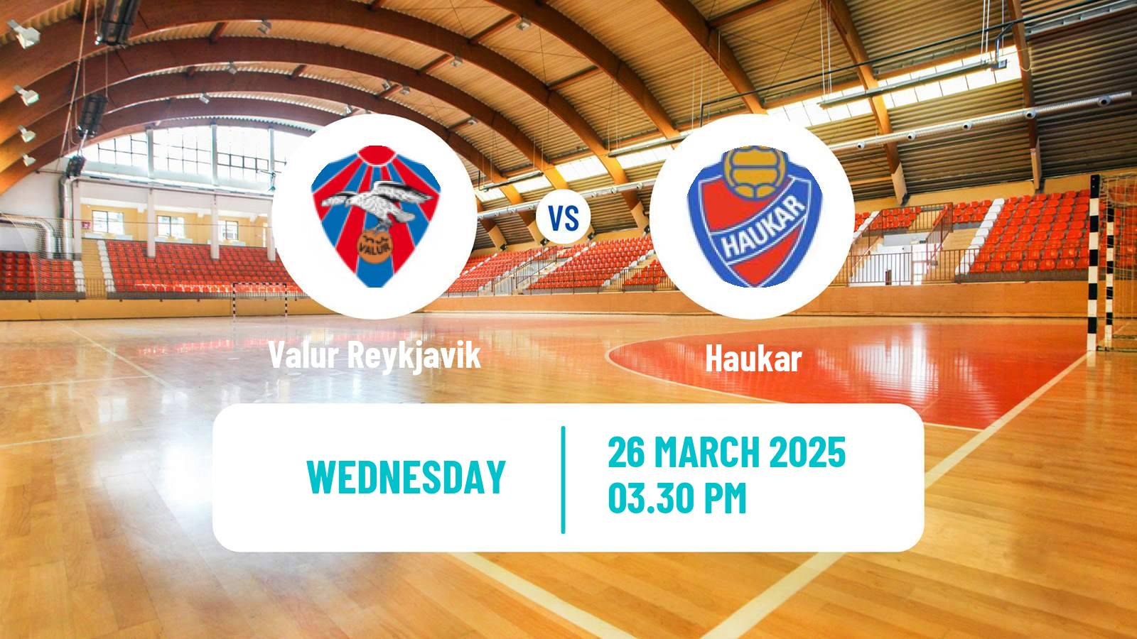 Handball Icelandic Olis Deildin Valur Reykjavik - Haukar
