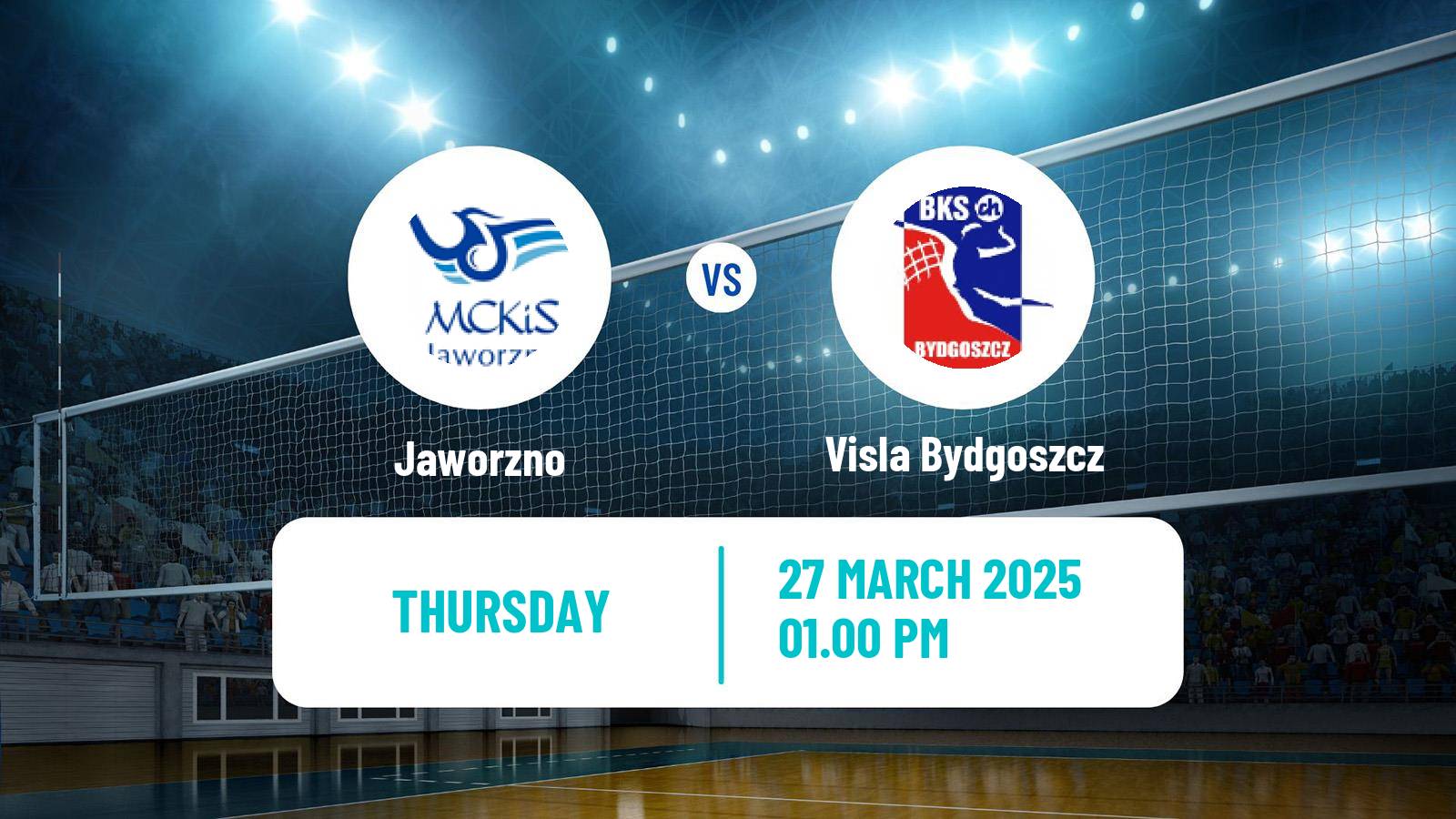 Volleyball Polish I Liga Volleyball Jaworzno - Visla Bydgoszcz