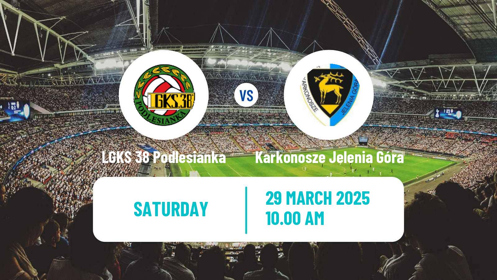 Soccer Polish Division 3 - Group III LGKS 38 Podlesianka - Karkonosze Jelenia Góra