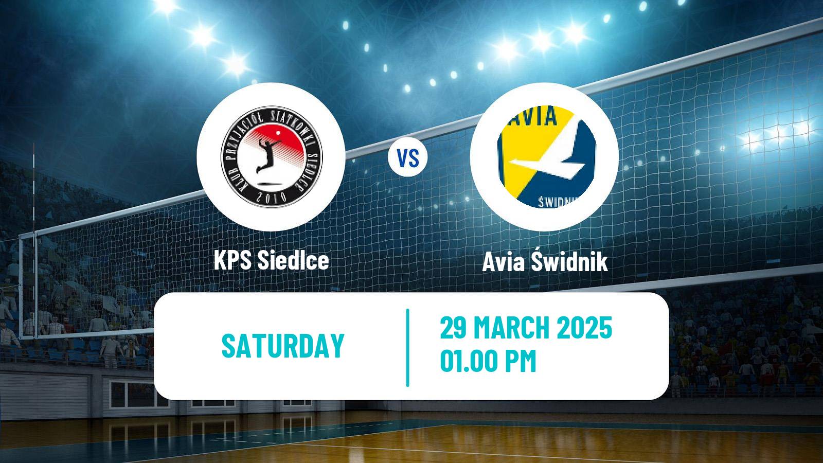 Volleyball Polish I Liga Volleyball Siedlce - Avia Świdnik