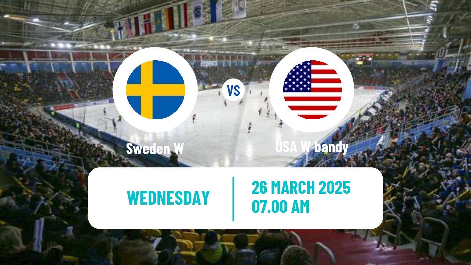 Bandy World Championship Bandy Women Sweden W - USA W