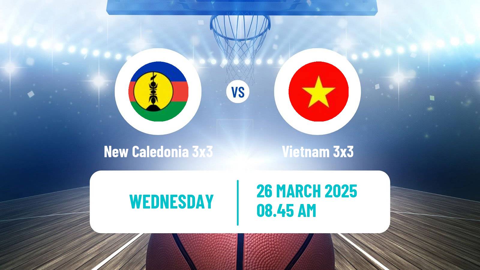 Basketball Asia Cup 3x3 New Caledonia 3x3 - Vietnam 3x3