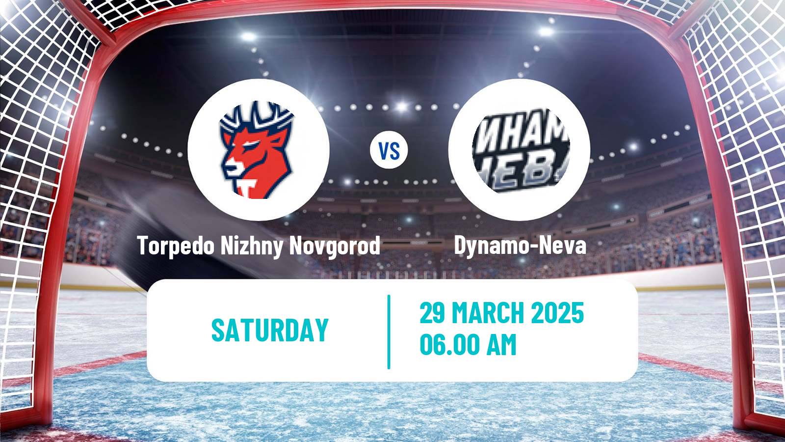 Hockey Russian WHL Torpedo Nizhny Novgorod - Dynamo-Neva