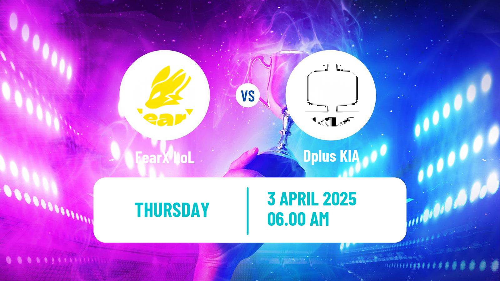 Esports League Of Legends Lck FearX - Dplus KIA