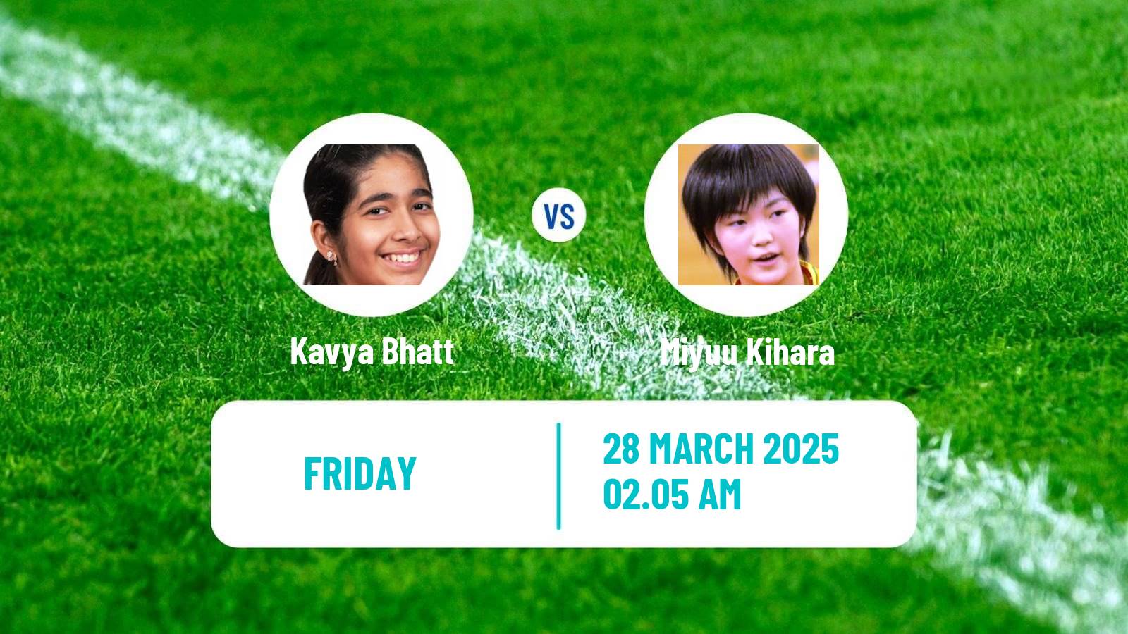Table tennis Wtt Star Contender Chennai Women Kavya Bhatt - Miyuu Kihara