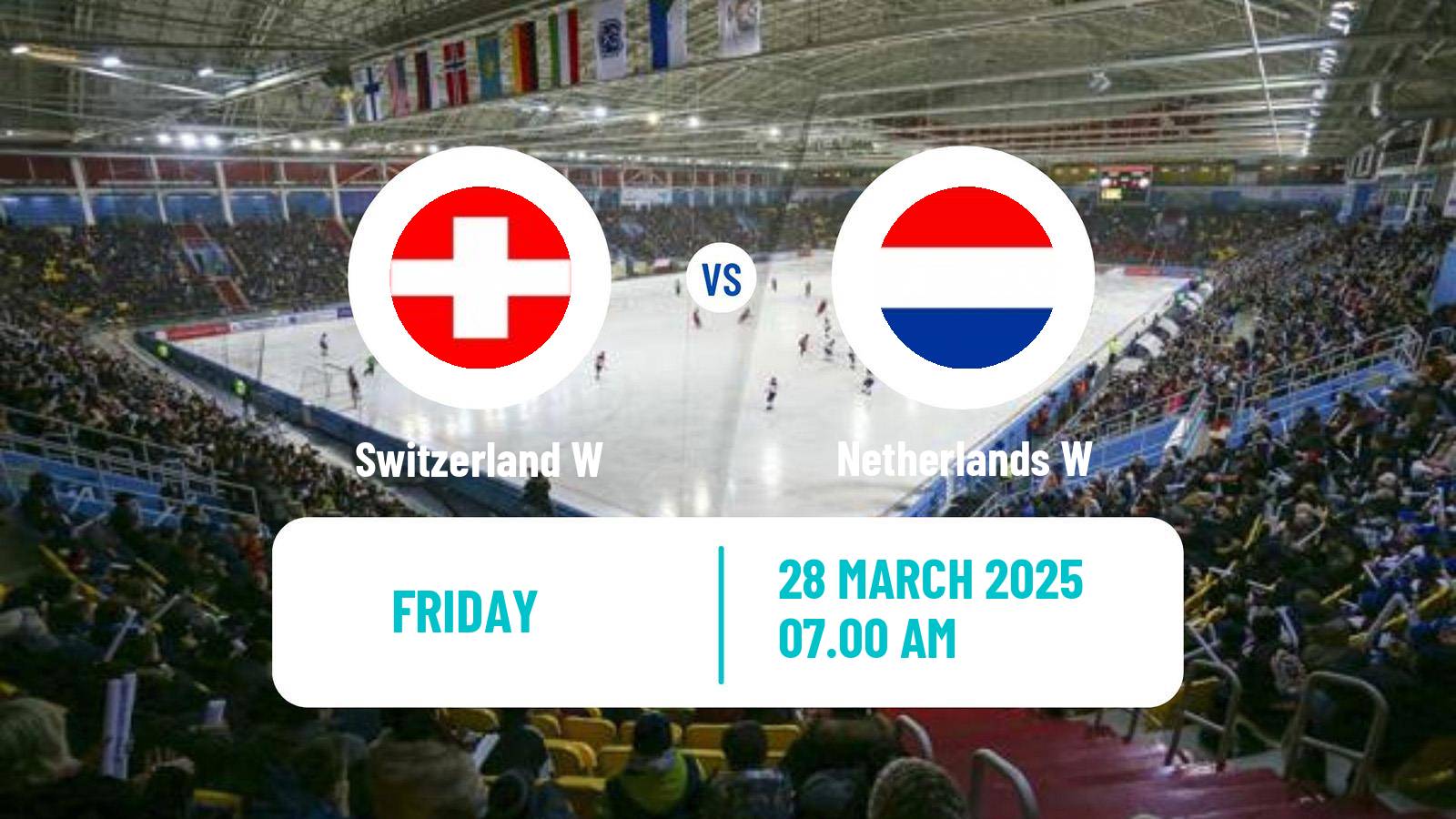 Bandy World Championship Bandy Women Switzerland W - Netherlands W