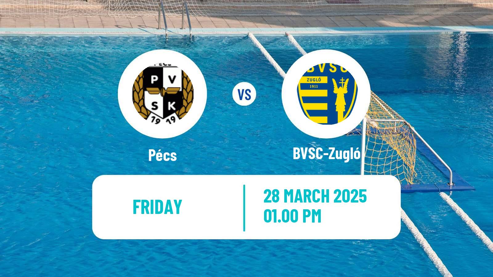 Water polo Hungarian OB I Water Polo Pécs - BVSC-Zugló