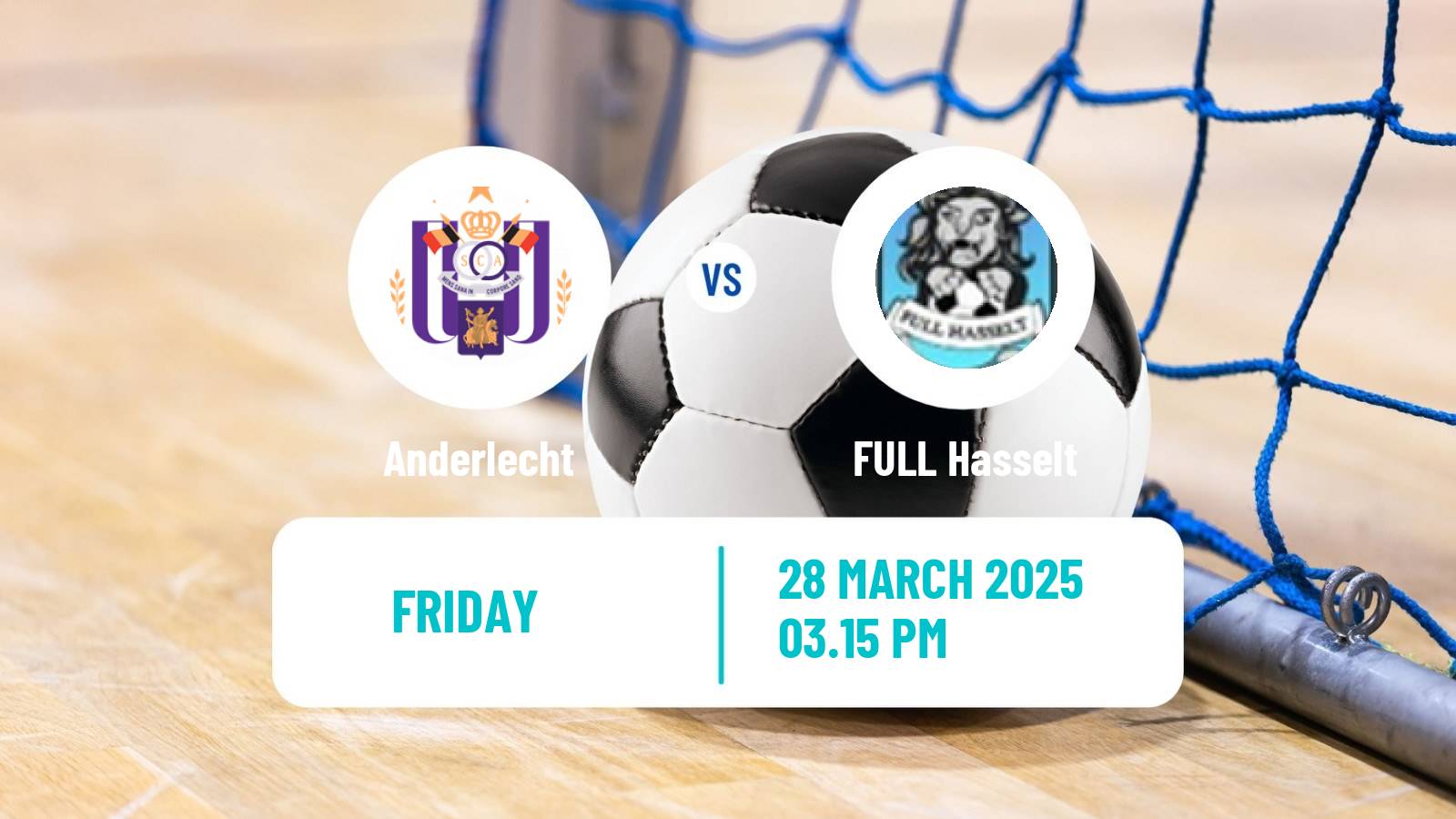 Futsal Belgian Division 1 Futsal Anderlecht - FULL Hasselt