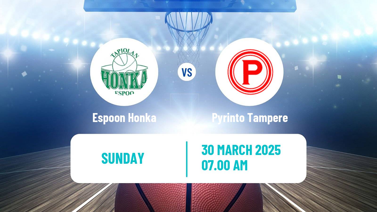 Basketball Finnish Korisliiga Women Espoon Honka - Pyrinto Tampere