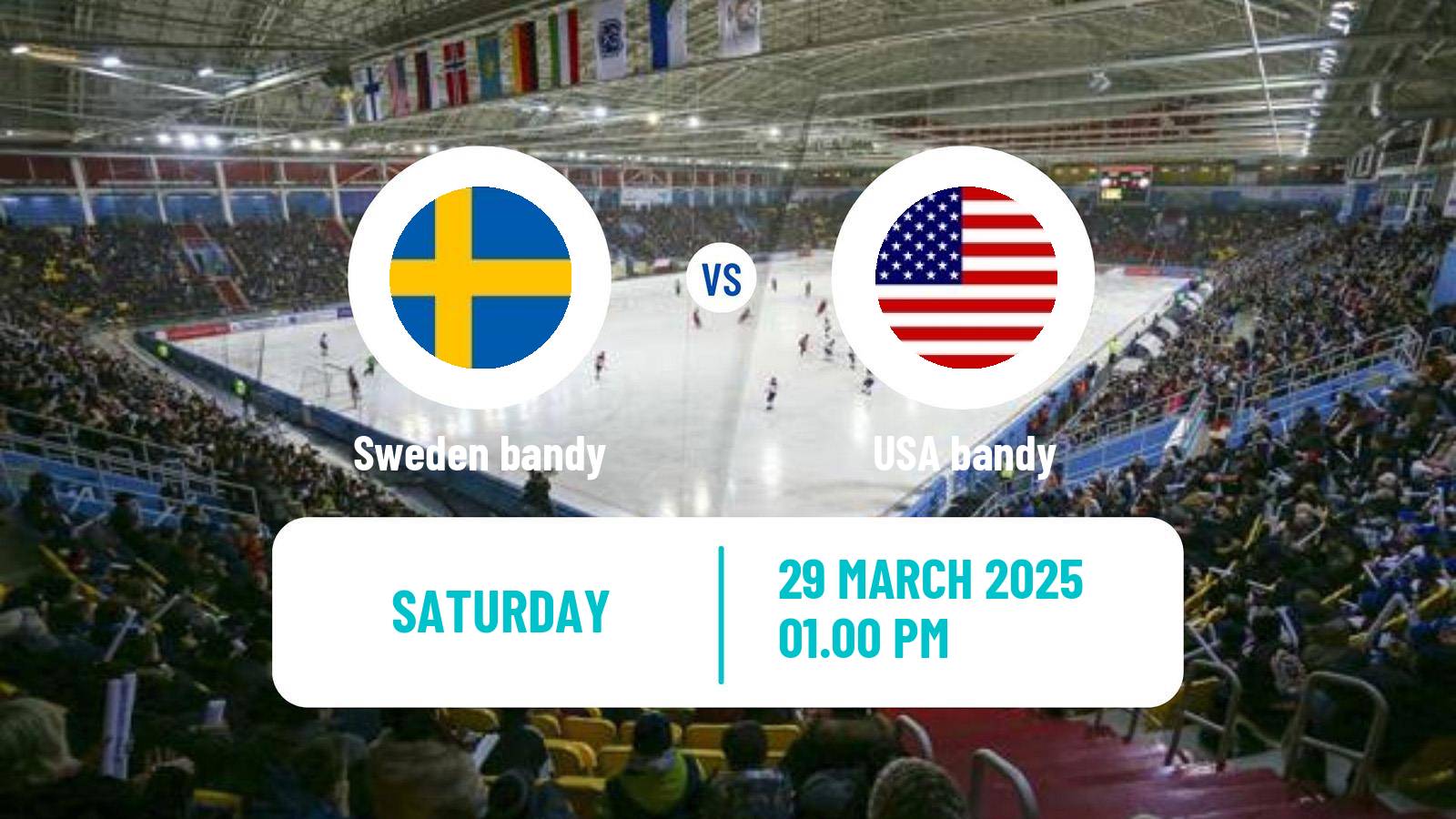 Bandy Bandy World Championship Sweden - USA