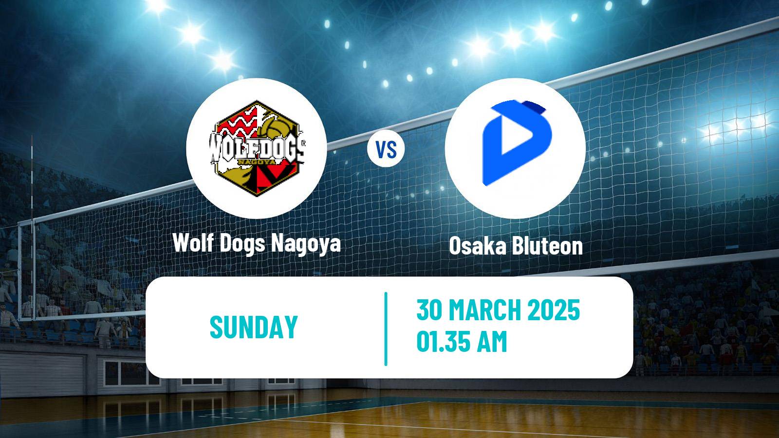 Volleyball Japan V Premier League Wolf Dogs Nagoya - Osaka Bluteon