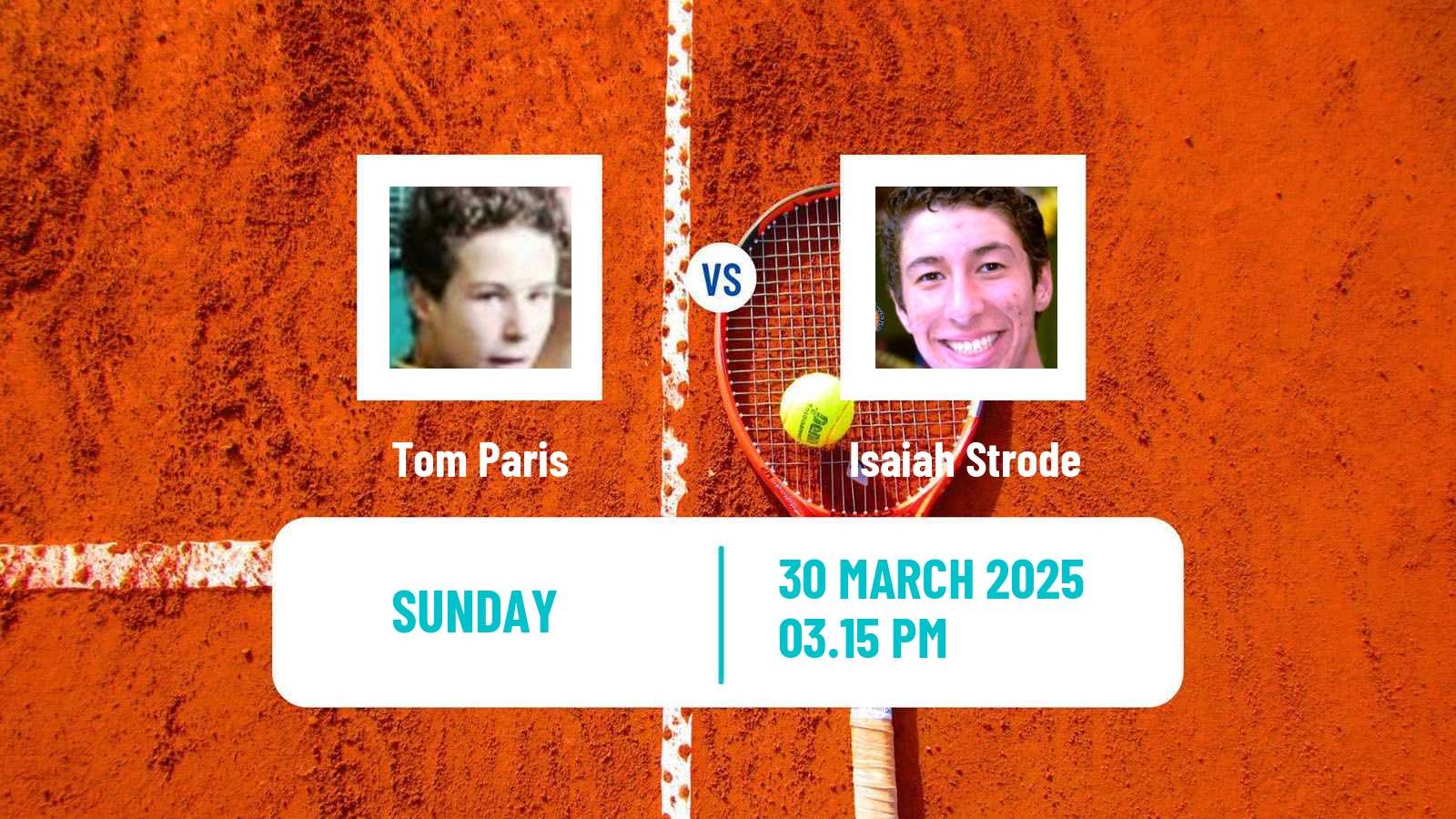 Tennis Morelos Challenger Men Tom Paris - Isaiah Strode