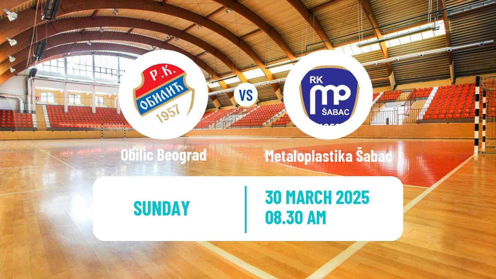 Handball Serbian Superliga Handball Obilic Beograd - Metaloplastika Šabac