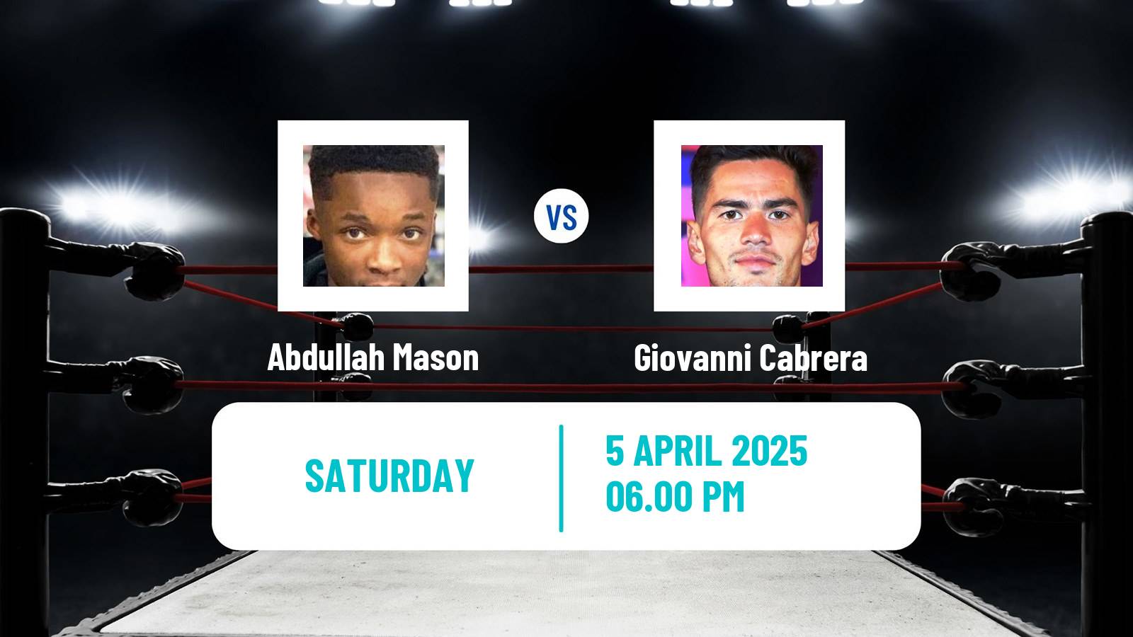 Boxing Lightweight Others Matches Men Abdullah Mason - Giovanni Cabrera