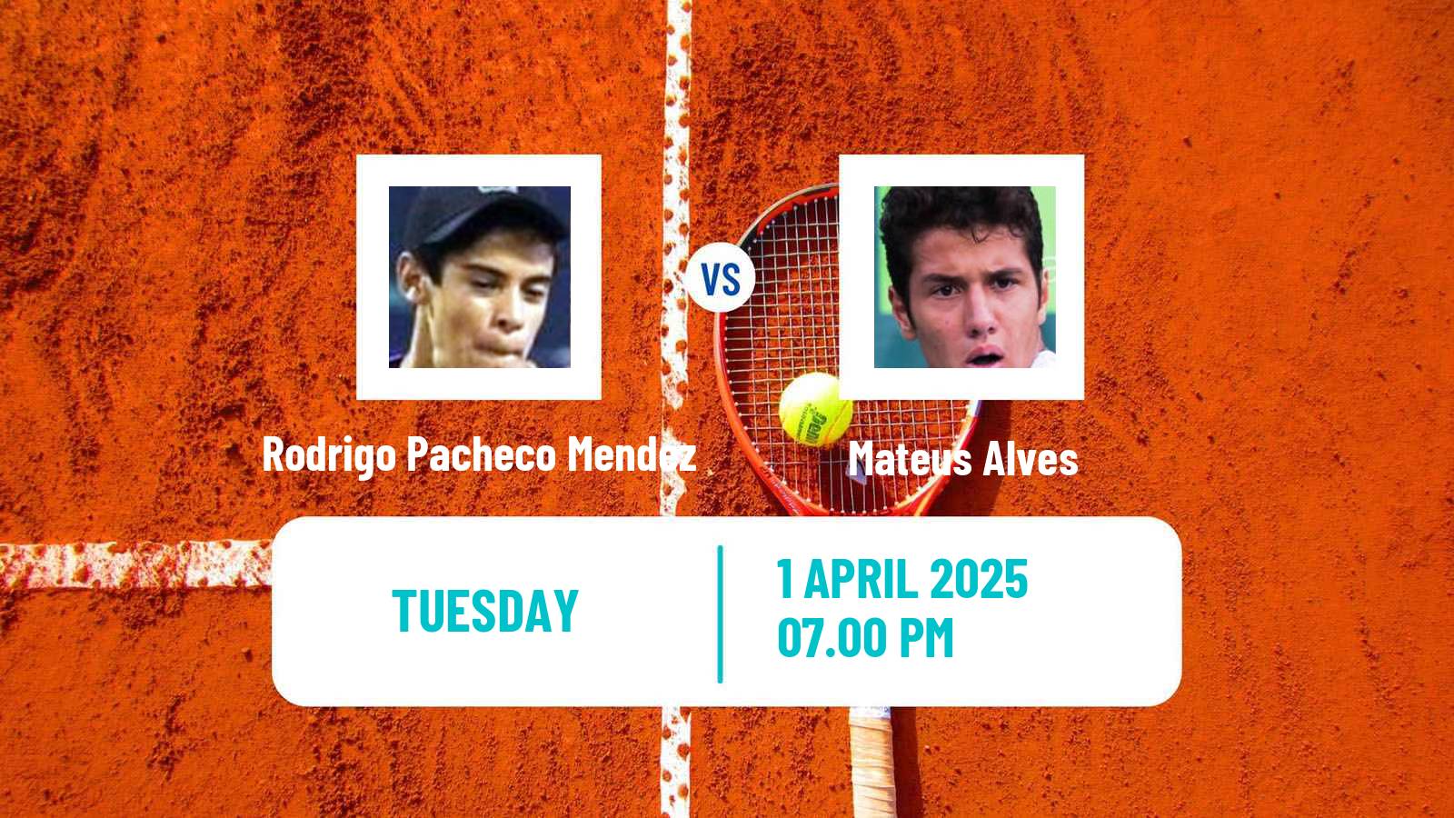 Tennis Morelos Challenger Men Rodrigo Pacheco Mendez - Mateus Alves